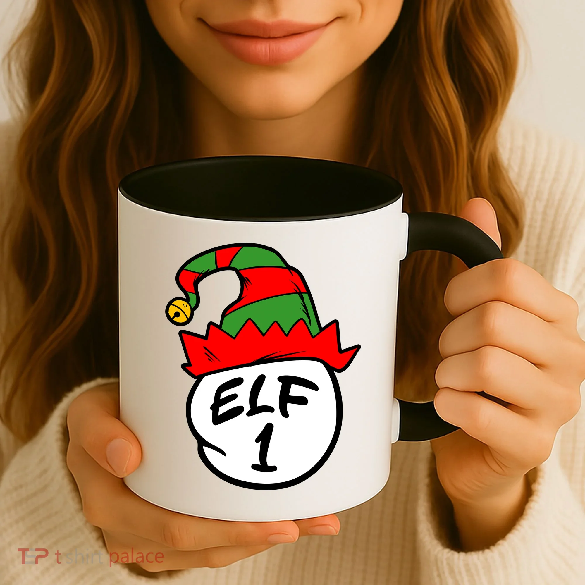 Matching Family Group Elf Hat 1 Coffee Mug