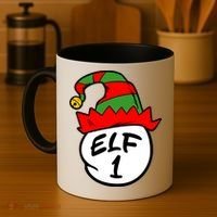 Matching Family Group Elf Hat 1 Coffee Mug thumb 4