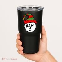 Matching Family Group Elf Hat 1 Tumbler thumb 2