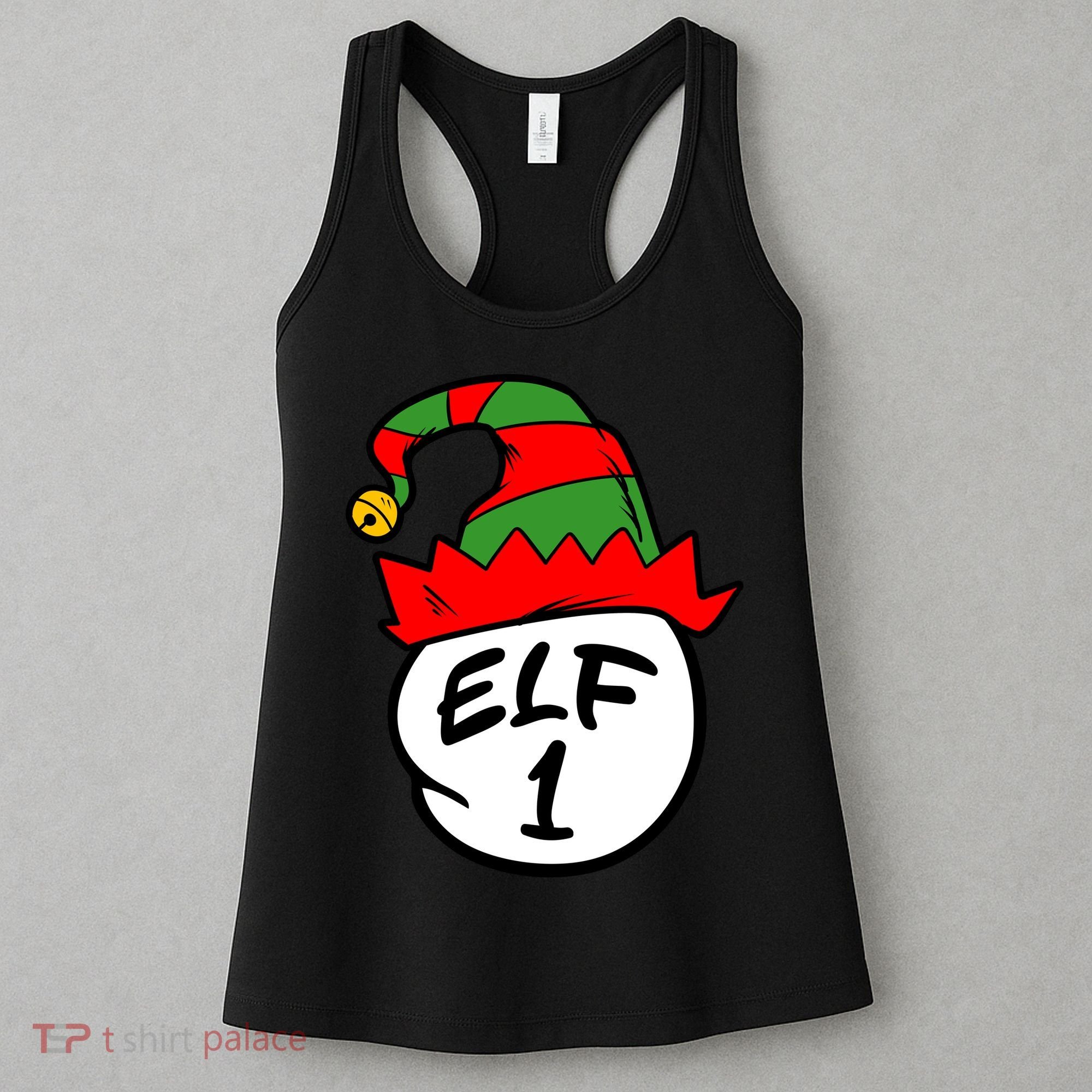 Matching Family Group Elf Hat 1 Women's Tank Top