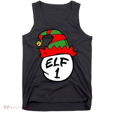 Matching Family Group Elf Hat 1 Tank Top