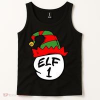 Matching Family Group Elf Hat 1 Tank Top thumb 2