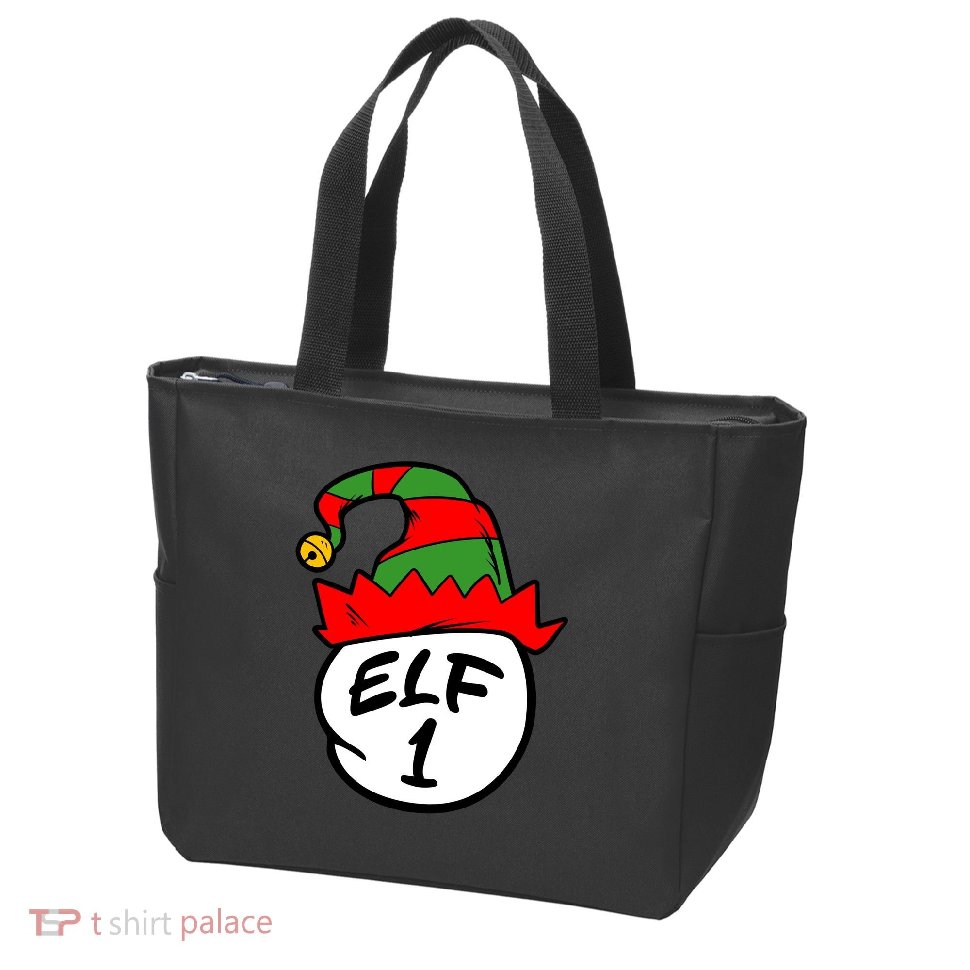 Matching Family Group Elf Hat 1 Tote Bag