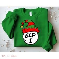 Matching Family Group Elf Hat 1 Sweatshirt thumb 2
