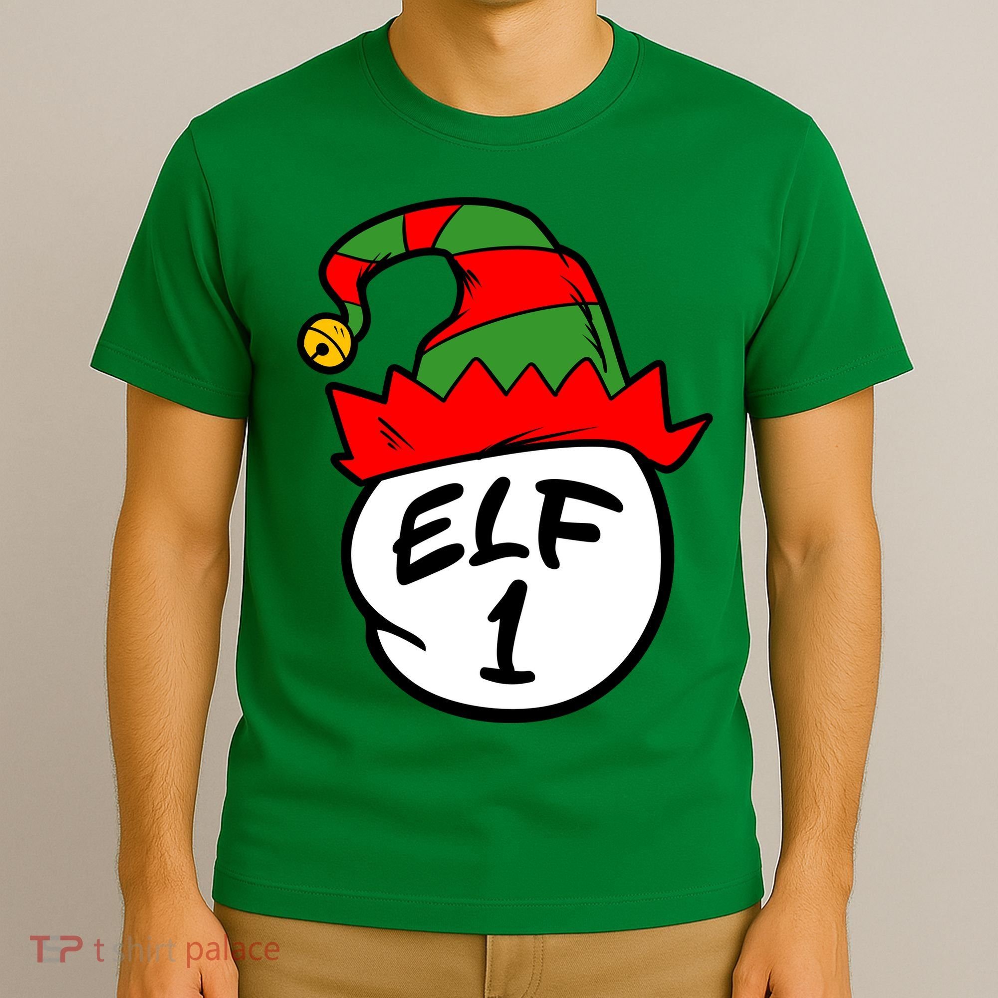 Matching Family Group Elf Hat 1 T-Shirt