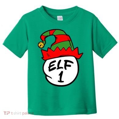 Matching Family Group Elf Hat 1 Toddler T-Shirt