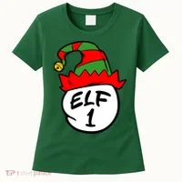 Matching Family Group Elf Hat 1 Women's T-Shirt thumb 0