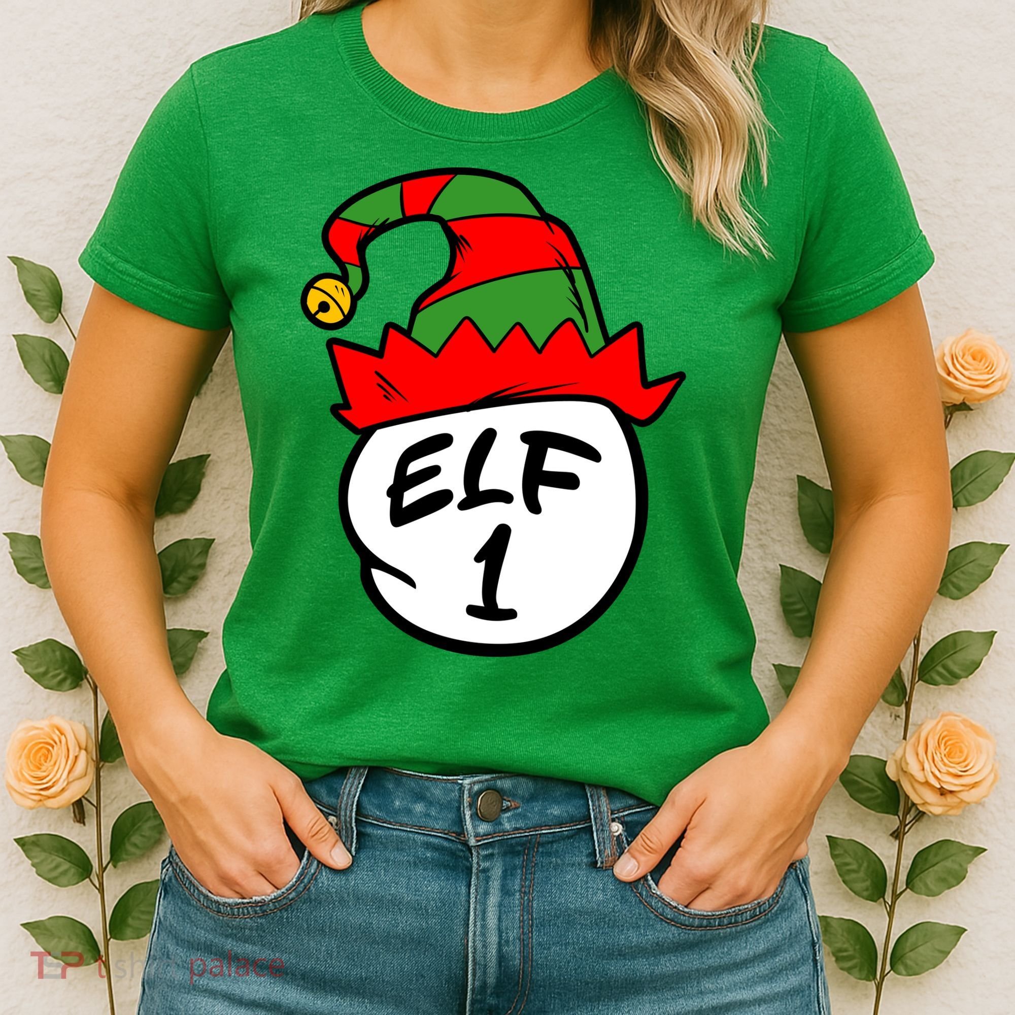 Matching Family Group Elf Hat 1 Women's T-Shirt