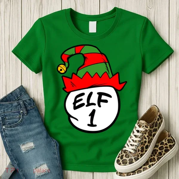Matching Family Group Elf Hat 1 Women's T-Shirt