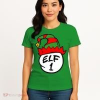 Matching Family Group Elf Hat 1 Women's T-Shirt thumb 4
