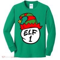 Matching Family Group Elf Hat 1 Kids Long Sleeve Shirt thumb 0