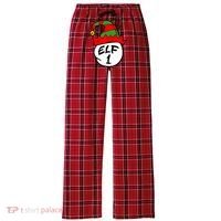 Matching Family Group Elf Hat 1 Women's Flannel Plaid Pajama Pants thumb 0