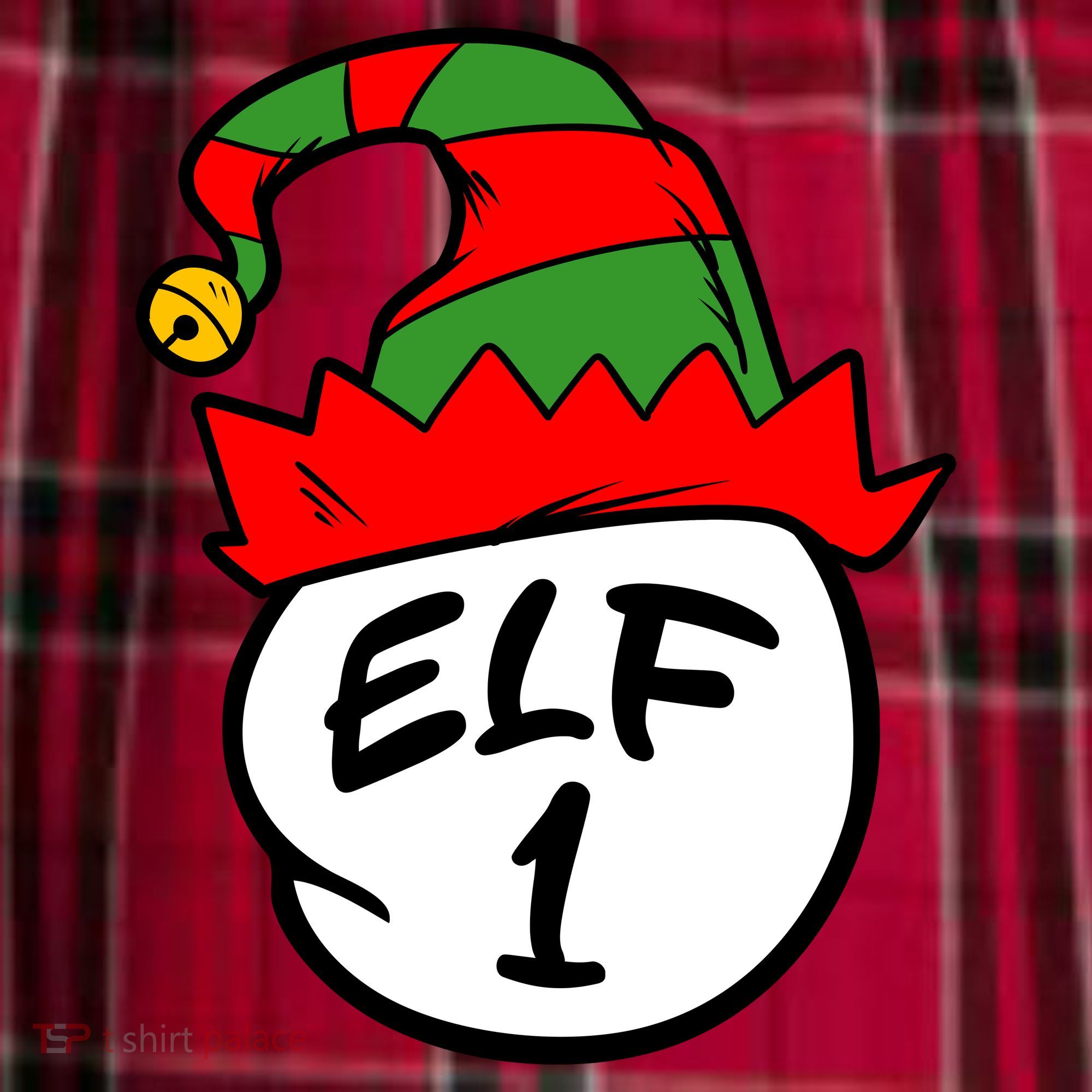 Matching Family Group Elf Hat 1 Women's Flannel Plaid Pajama Pants