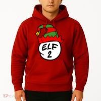 Matching Family Group Elf Hat 2 Hoodie thumb 2