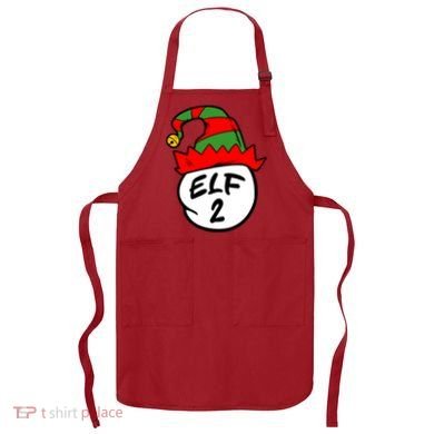 Matching Family Group Elf Hat 2 Apron