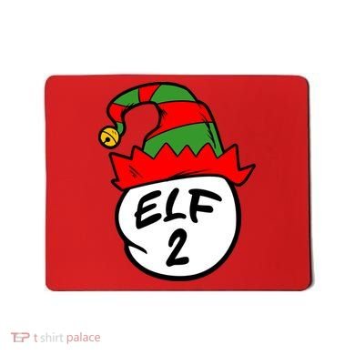 Matching Family Group Elf Hat 2 Mousepad