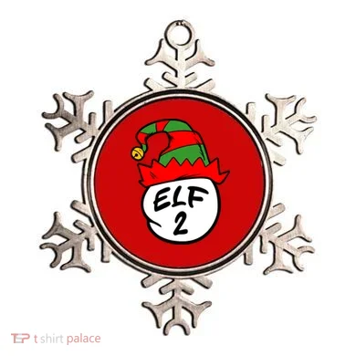 Matching Family Group Elf Hat 2 Ornament