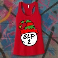 Matching Family Group Elf Hat 2 Women's Tank Top thumb 3