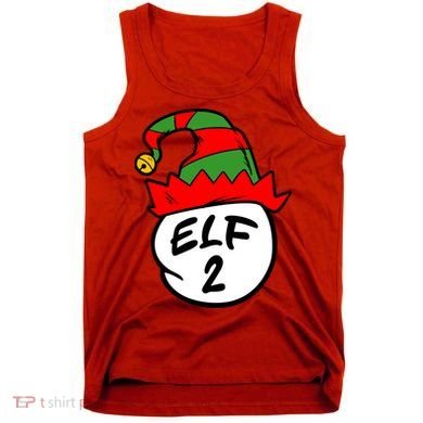 Matching Family Group Elf Hat 2 Tank Top