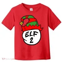 Matching Family Group Elf Hat 2 Toddler T-Shirt thumb 0