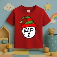 Matching Family Group Elf Hat 2 Toddler T-Shirt thumb 3