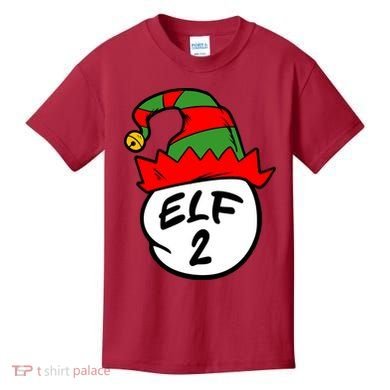 Matching Family Group Elf Hat 2 Kids T-Shirt