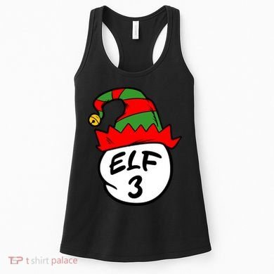 Matching Family Group Elf Hat 3 Women's Tank Top