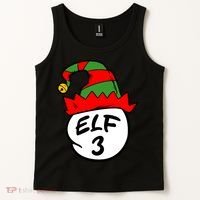 Matching Family Group Elf Hat 3 Tank Top thumb 2