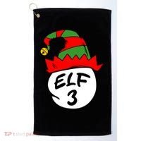 Matching Family Group Elf Hat 3 Golf Towel thumb 0