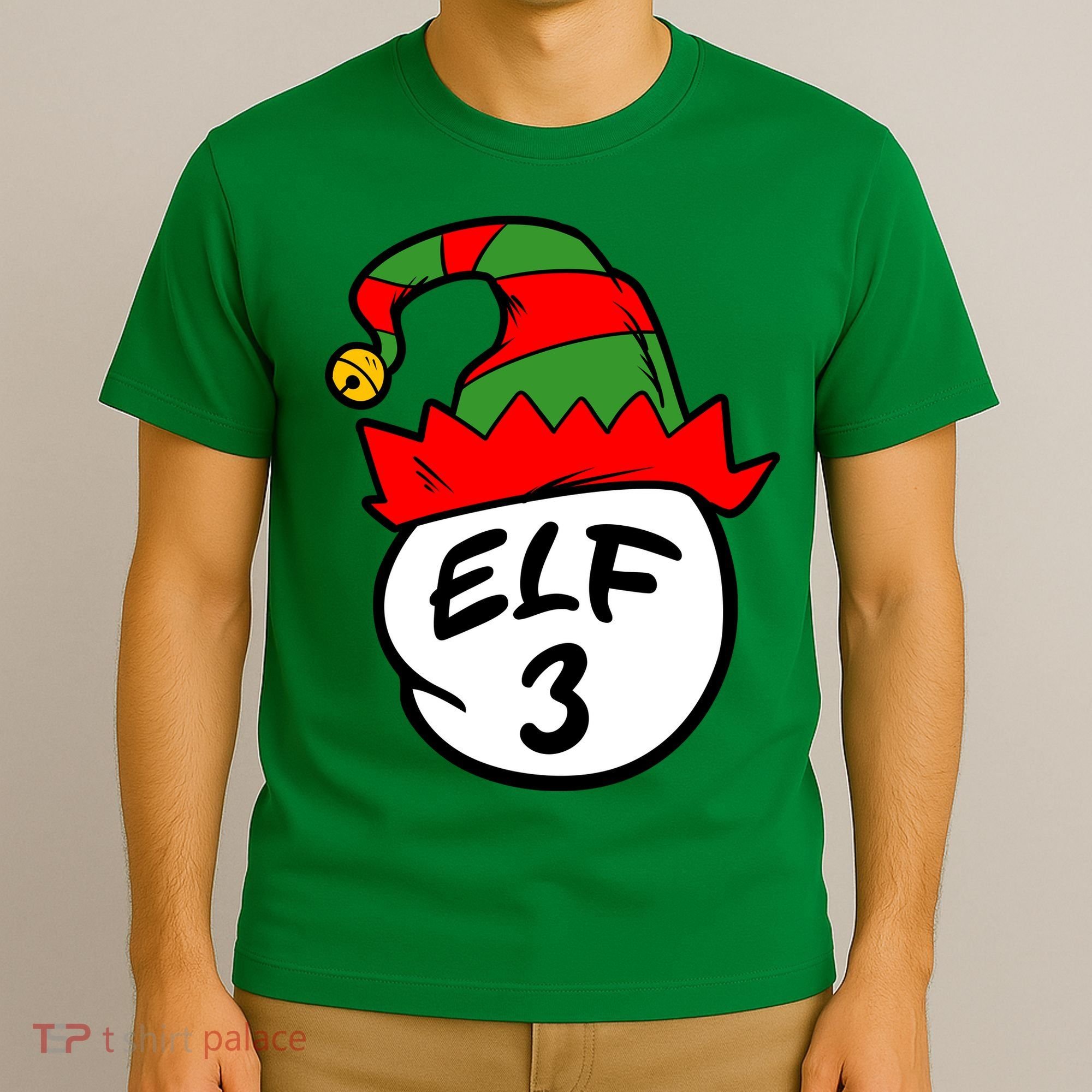 Matching Family Group Elf Hat 3 T-Shirt