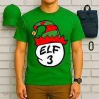 Matching Family Group Elf Hat 3 T-Shirt thumb 6