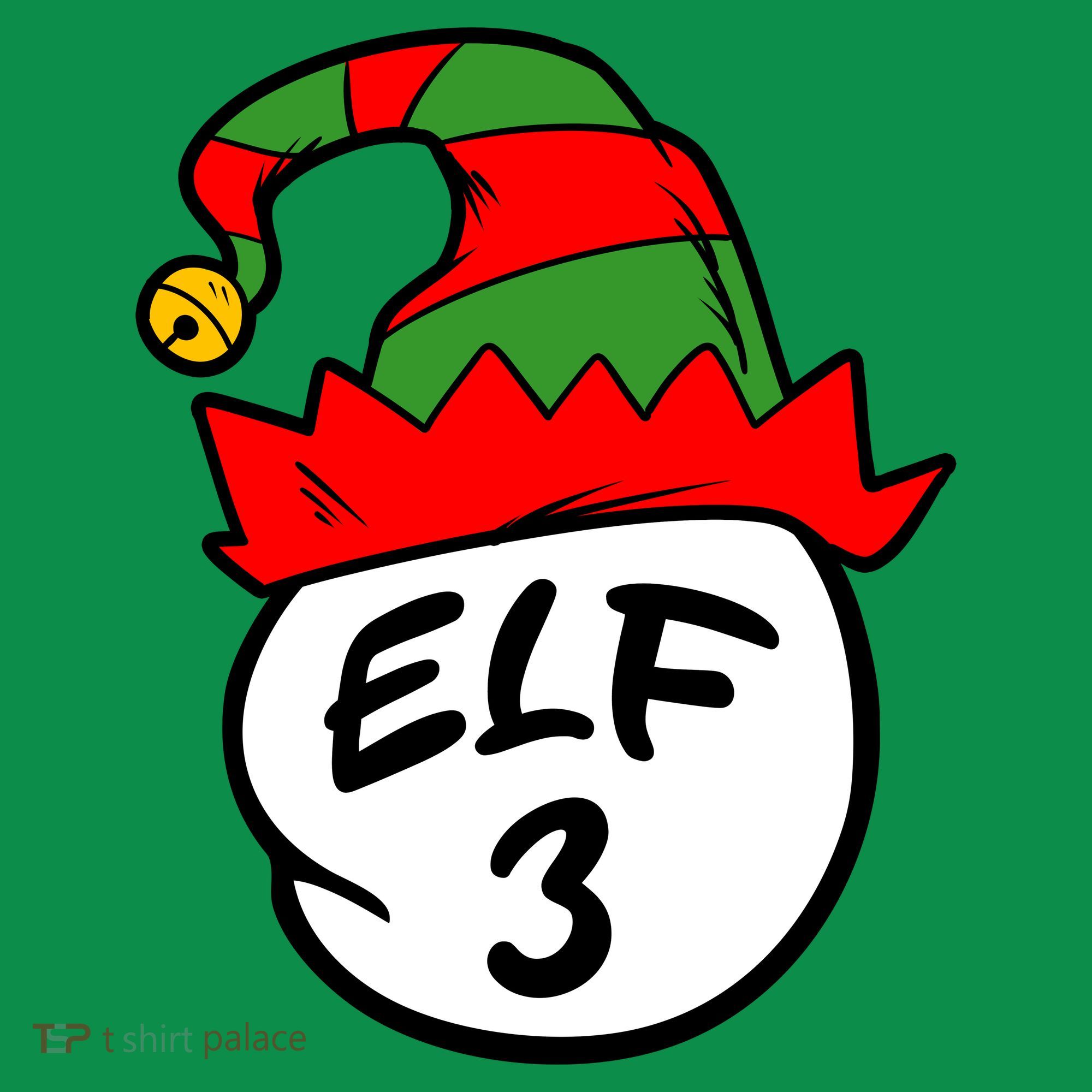 Matching Family Group Elf Hat 3 Coaster