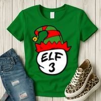 Matching Family Group Elf Hat 3 Women's T-Shirt thumb 3