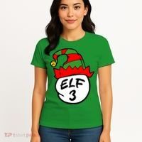 Matching Family Group Elf Hat 3 Women's T-Shirt thumb 4