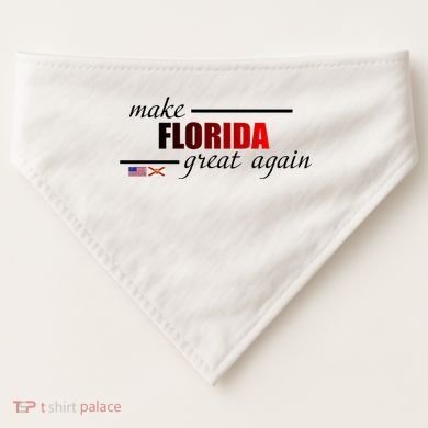 Make Florida Great Again USA-Made Doggie Bandana