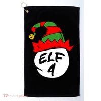 Matching Family Group Elf Hat 4 Golf Towel thumb 0