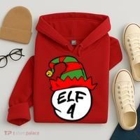 Matching Family Group Elf Hat 4 Hoodie thumb 4