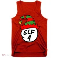Matching Family Group Elf Hat 4 Tank Top thumb 0