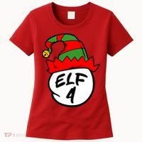 Matching Family Group Elf Hat 4 Women's T-Shirt thumb 0