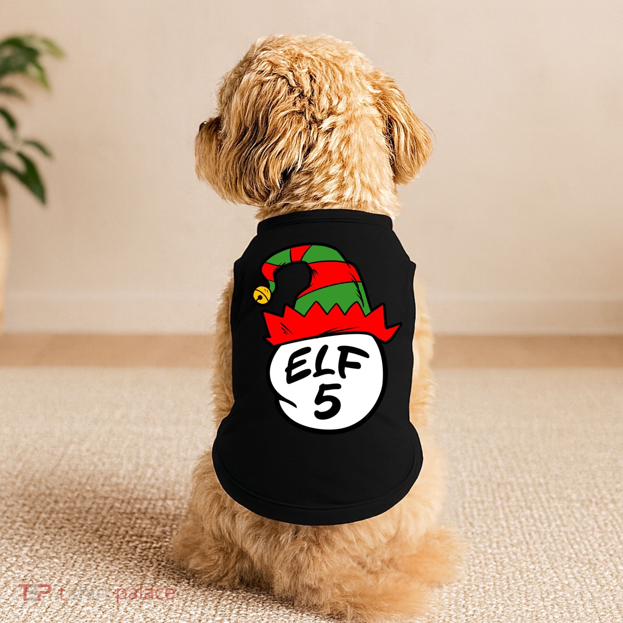 Matching Family Group Elf Hat 5 Doggie Tank