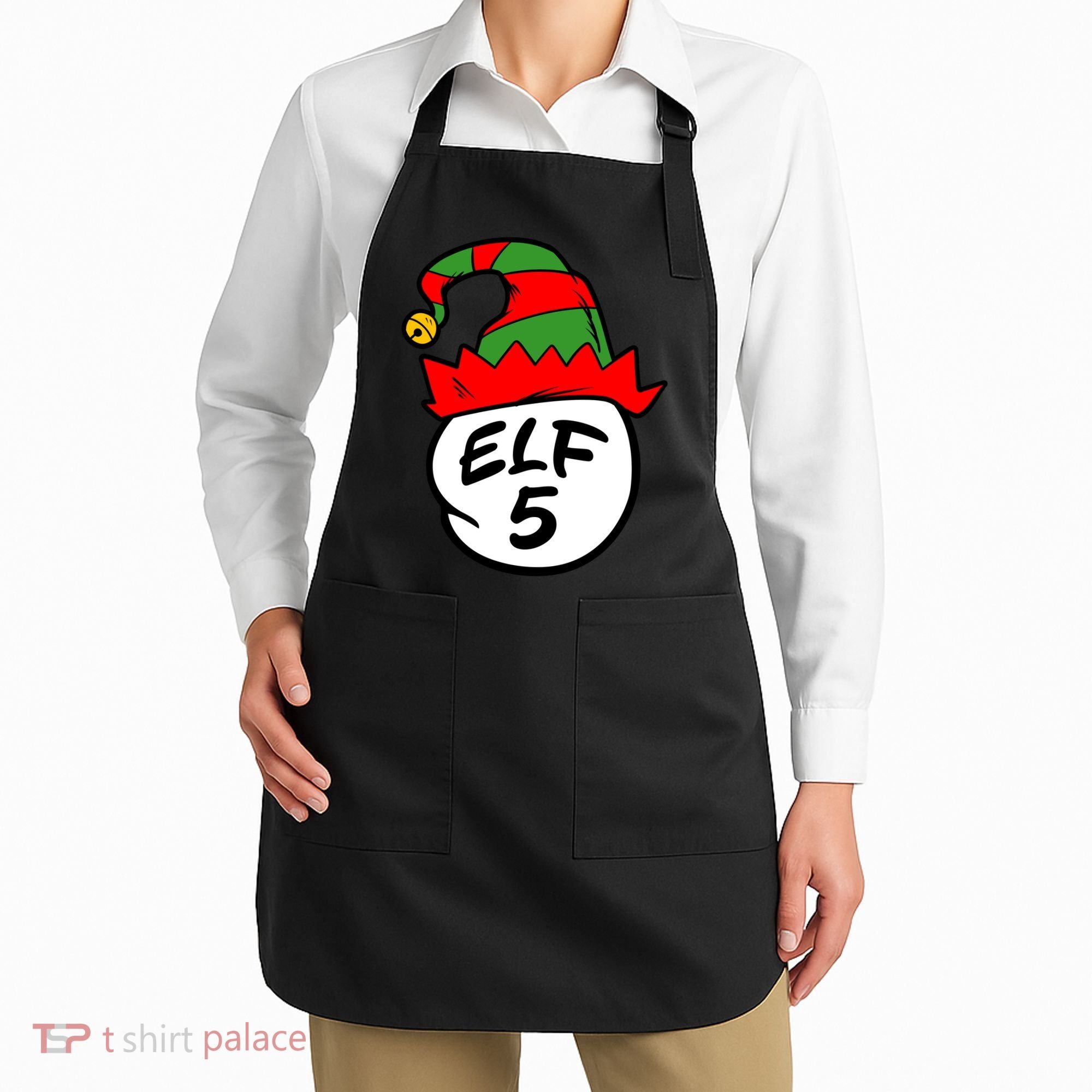 Matching Family Group Elf Hat 5 Apron