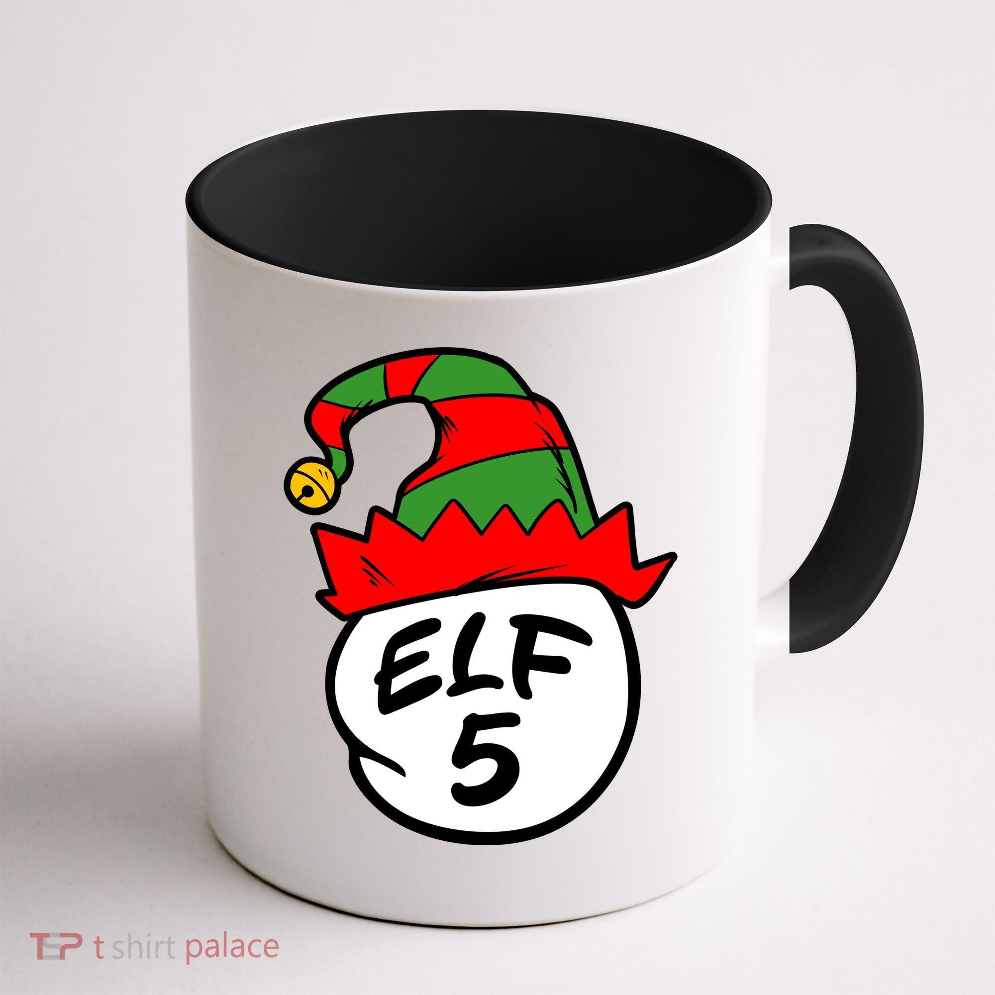 Matching Family Group Elf Hat 5 Coffee Mug