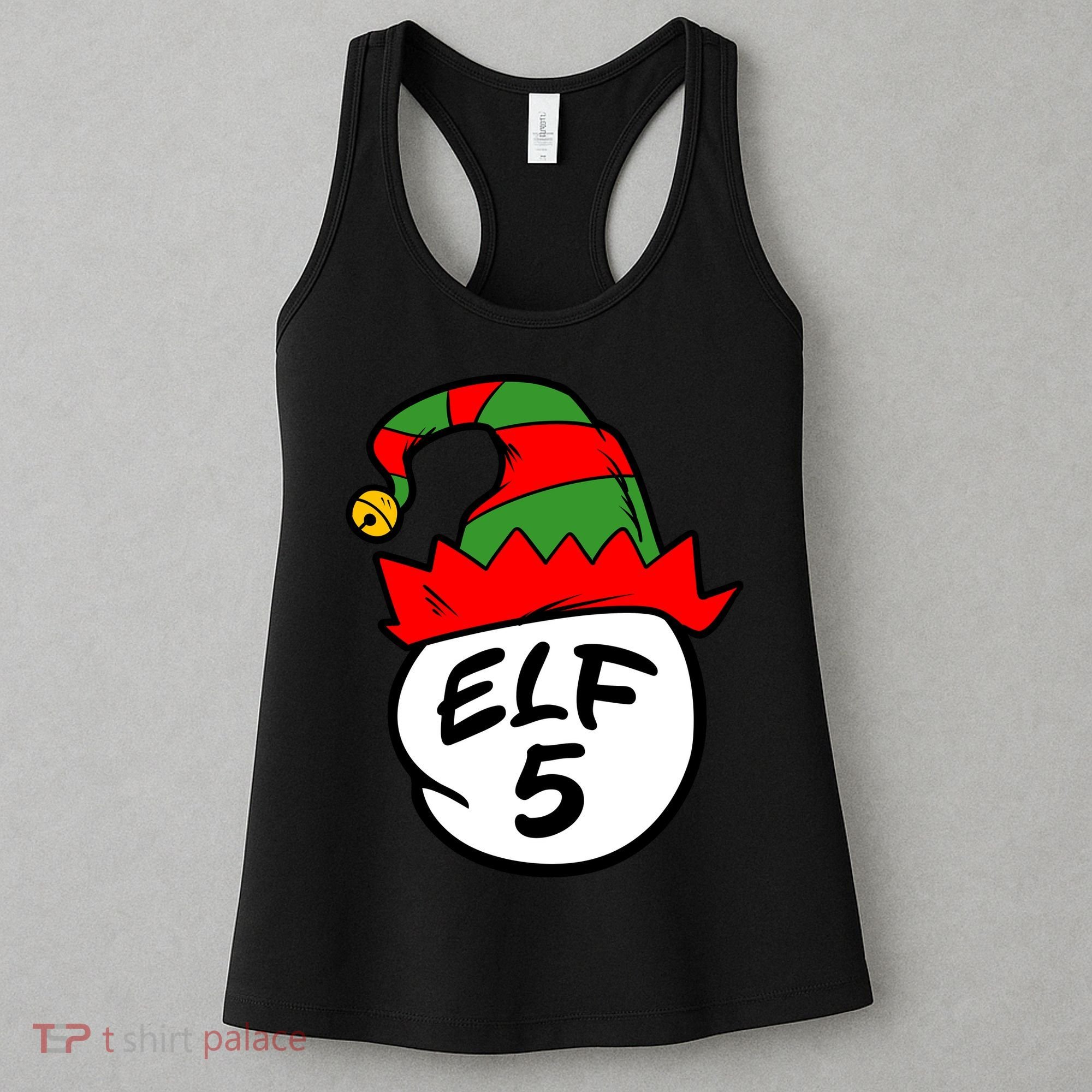 Matching Family Group Elf Hat 5 Women's Tank Top