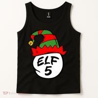 Matching Family Group Elf Hat 5 Tank Top thumb 2