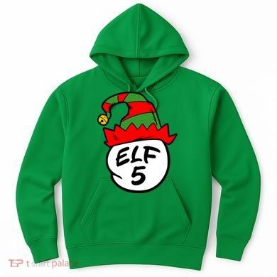 Matching Family Group Elf Hat 5 Hoodie