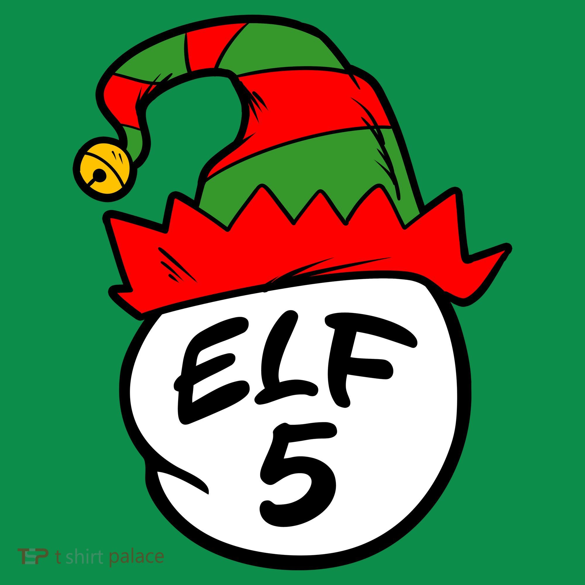 Matching Family Group Elf Hat 5 Long Sleeve Shirt