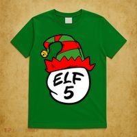 Matching Family Group Elf Hat 5 T-Shirt thumb 5