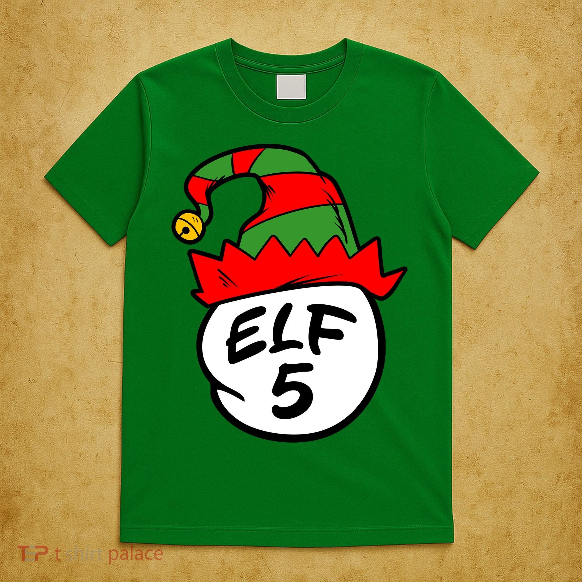 Matching Family Group Elf Hat 5 T-Shirt
