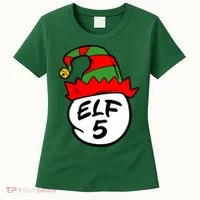 Matching Family Group Elf Hat 5 Women's T-Shirt thumb 0