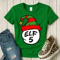Matching Family Group Elf Hat 5 Women's T-Shirt thumb 3